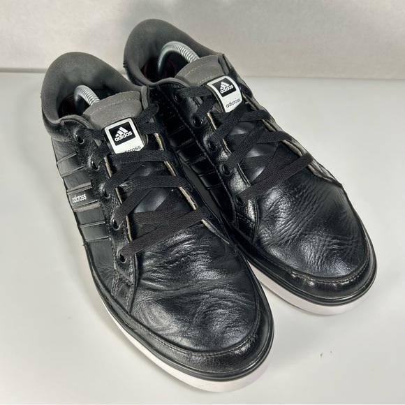 adidas Adicross IV Spikeless Black Leather Golf Shoes; Men’s Size 10.5 - Picture 7 of 16